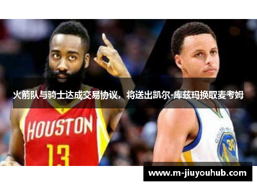 火箭队与骑士达成交易协议，将送出凯尔-库兹玛换取麦考姆